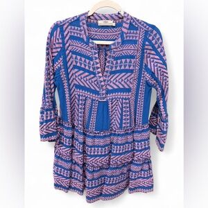 DEVOTION twins - women’s pink and blue dress